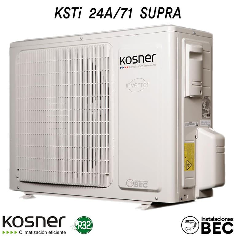 AIRE ACONDICIONADO KOSNER KSTi 24A 71 SUPRA R 32 Instalaciones BEC 