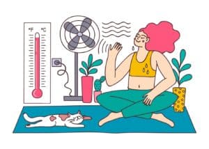 temperatura ideal para el aire acondicionado