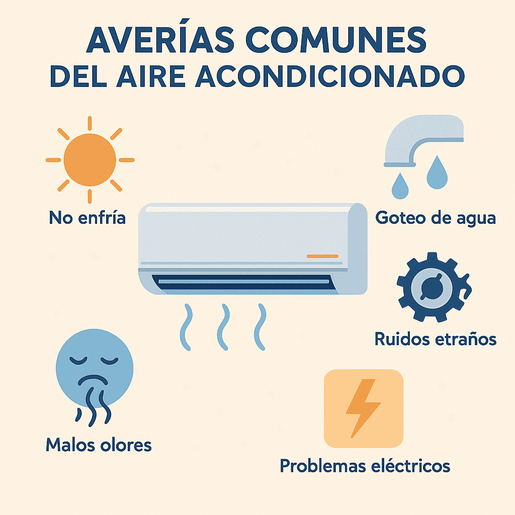 averías más comunes