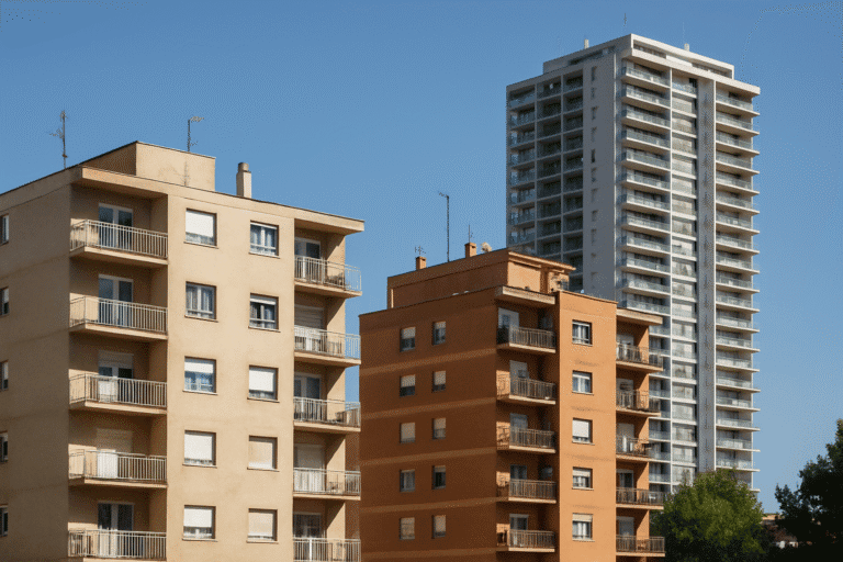 Acero y hormigón en construcción de instalaciones eléctricas y mecánicas para edificios residenciales y comerciales en InstalacionesBEC, expertos en instalaciones en altura y reformas integrales.